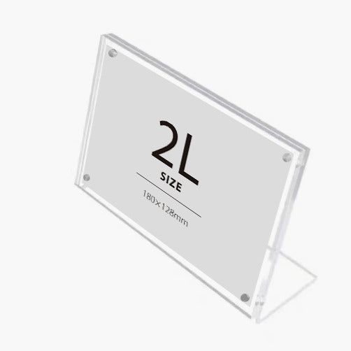 L型 カード立て 横型 [ アクリル ]