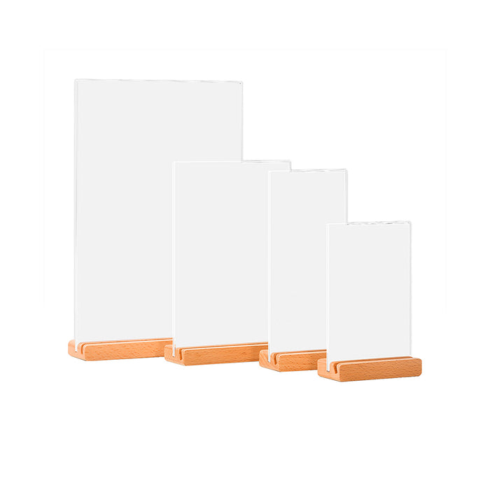 アクリル製 POP立て | 縦横型 角度調節付