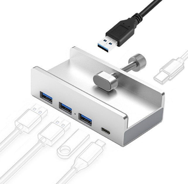 固定式 USBハブ 3.0×3+C