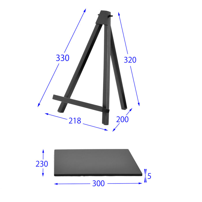 卓上 ブラックボード ミニ イーゼルセット