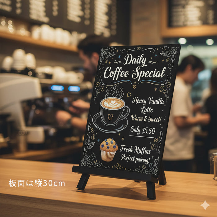 卓上 ブラックボード ミニ イーゼルセット