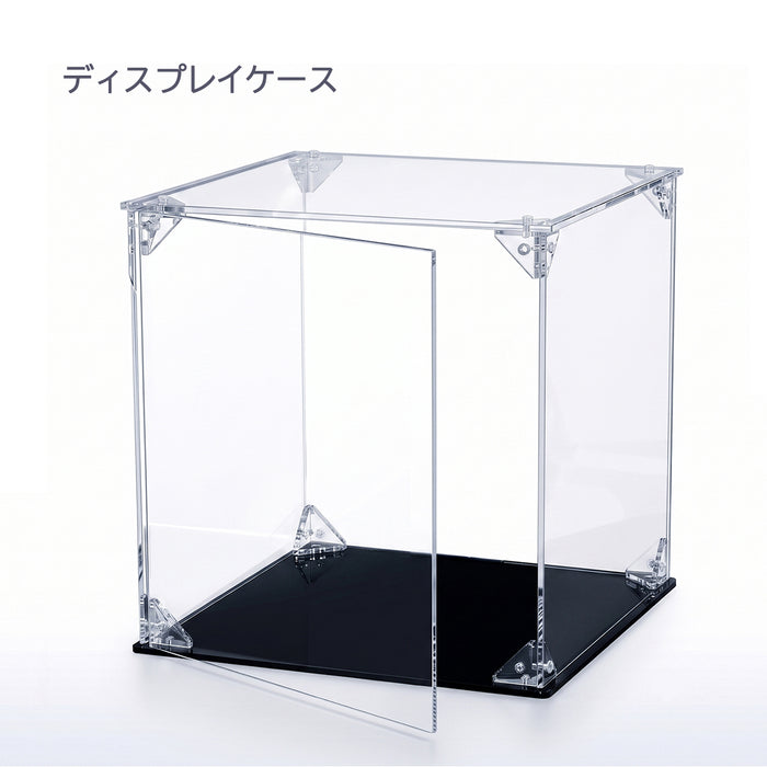 ディスプレイケース　黒底板 扉付き K-DC-1001 | フィギュアケース  アクリルケース