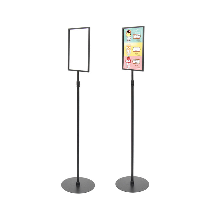 サインスタンド A4 フロアサイン ブラック