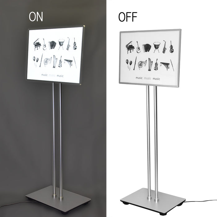 LED ポスタースタンド A3 電飾スタンド