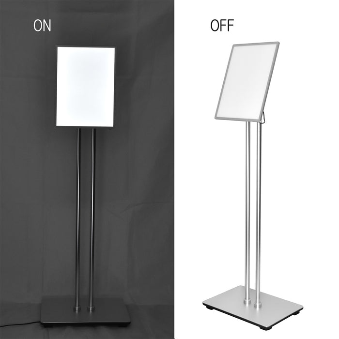 LED ポスタースタンド A4 電飾スタンド