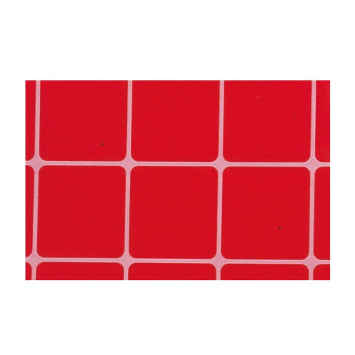 セルシオ棚シート タイル赤・白ライン 1220×915mm 1枚入