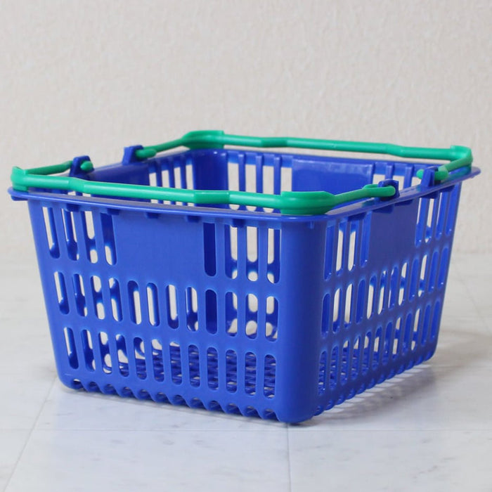 ショッピングバスケット ミニ 買い物カゴ SL-1　(ピンク/ブルー) (5個/20個)