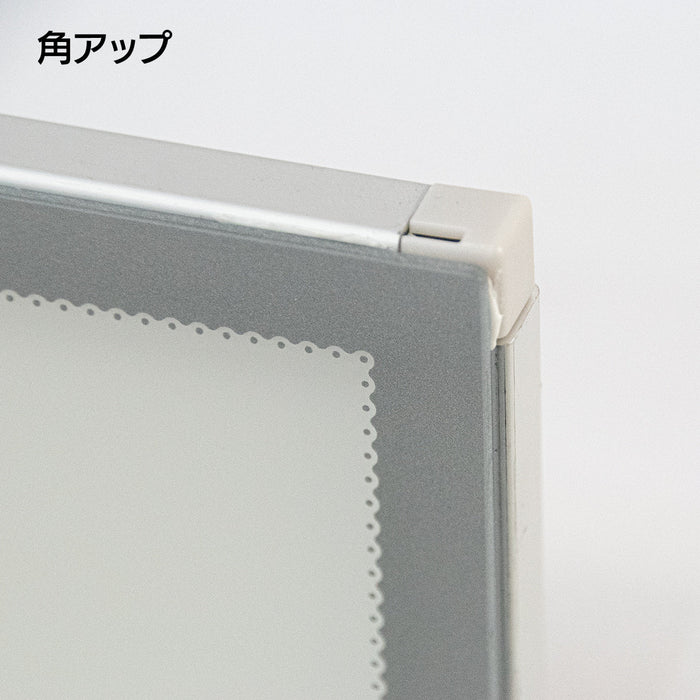 LED ポスターパネル A1 薄型 シルバー スリムライトボックス